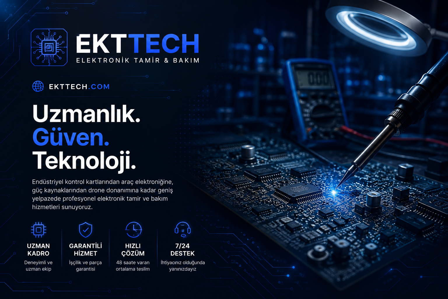 Turgutlu Elektronik Kart Tamir Laboratuvarı — EKTTech